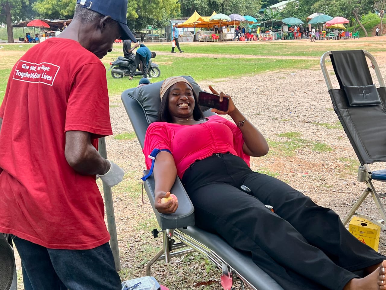 Blood donation program